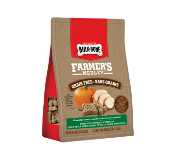 Farmer's Medley gâteries pour chien, 340 g, dinde