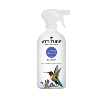 Image 2 du produit Attitude - Nature + Technologie nettoyant cuisine, zeste d'agrumes, 800 ml