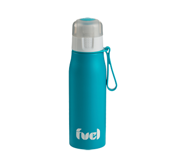 Image 2 du produit Trudeau - Bouteille en acier inoxydable Fuel, bleu, 500 ml