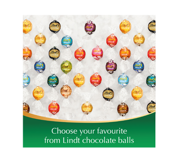 Image 3 du produit Lindt - Lindor boîte de truffes décoratives, chocolat au lait et biscuit à la menthe poivrée, 60 g