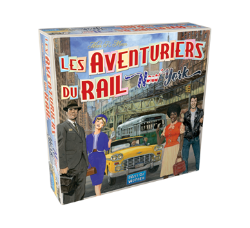 Les aventuriers du rail New-York version française, 1 unité