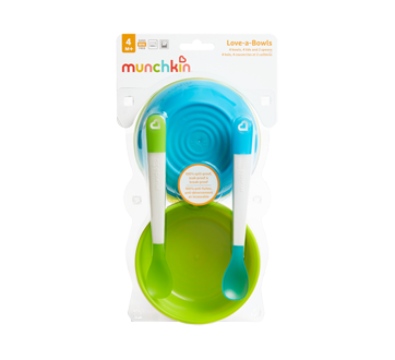 Image 2 du produit Munchkin - Love-A-Bowl ensemble de bols, couvercles et cuillères, 10 unités