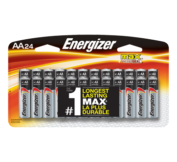 Max AA piles, 24 unités – Energizer : Pile et batterie standard