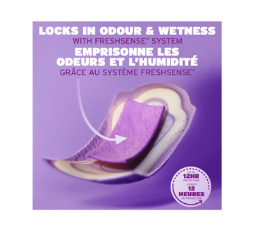 Image 4 du produit Poise - Serviettes d'incontinence, flux moyen, longues, 54 unités