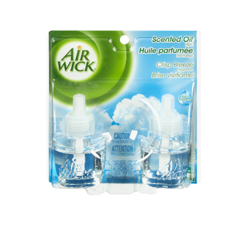 Air Wick Recharge d'huile parfumée Bois de santal & Lys blanc 2 x