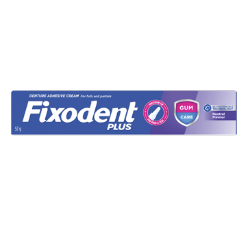 Image 2 du produit Fixodent  - Crème adhésive pour prothèses, 57 g, bloque-particules nature