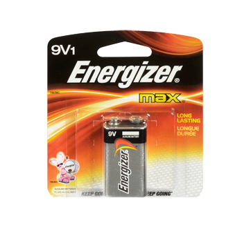Piles, emballage régulier, max 9v-1 – Energizer : Pile et batterie