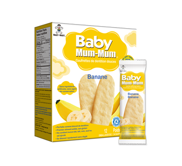 Image 2 du produit Hot-Kid - Baby Mum-Mum gaufrettes de dentition douces, banane, 24 unités