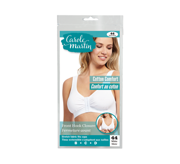 Confort au coton soutien-gorge, blanc, 1 unité