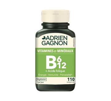 B6, B12 + acide folique, 90 unités