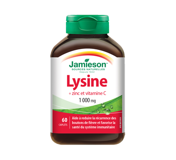 Lysine + zinc et vitamine C comprimés, 60 unités