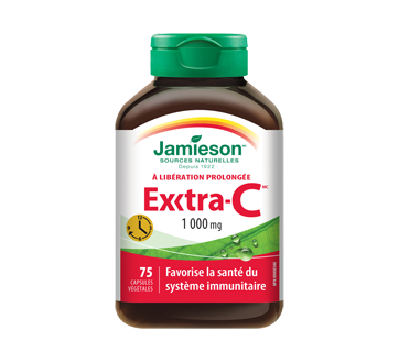 Exxtra-C vitamine C 1000 mg libération prolongée, 75 unités