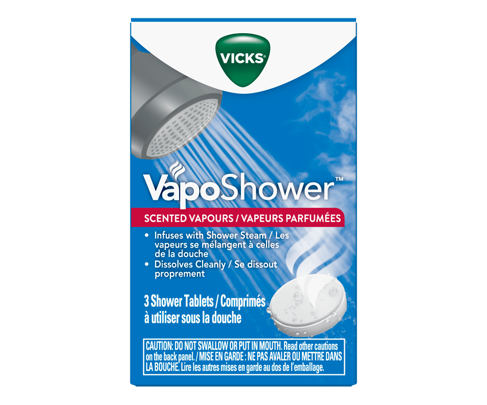 Vaposhower Comprimé Pour La Douche, Eucalyptus Et Menthol, 3 Unités 