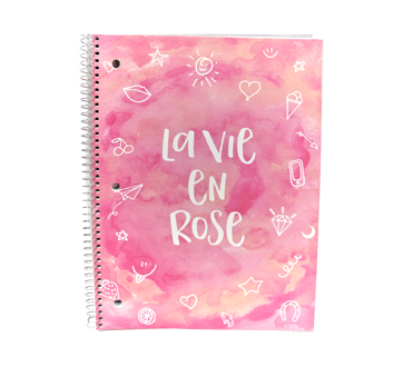 Cahier De Note 1 Unite La Vie En Rose Firstline Cahiers De Notes Et Papiers Jean Coutu