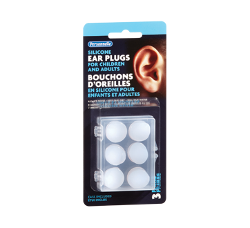Bouchons d'oreilles en silicone pour enfants et adultes, 3 unités