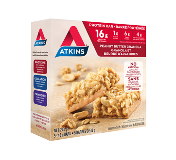 Barre protéinée granola au beurre d'arachide, 5 x 48 g