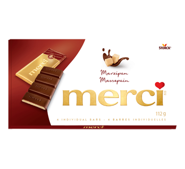 Barres de chocolat, massepain, 112 g