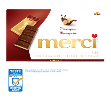 Image 2 du produit Merci - Barres de chocolat, massepain, 112 g