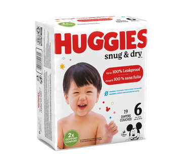 Image 2 du produit Huggies - Snug & Dry couches pour bébés, taille 6, 19 unités