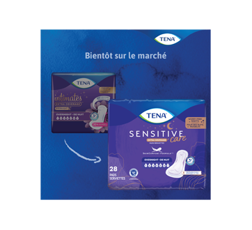 Image 4 du produit Tena - Sensitive Care Extra Coverage serviettes de nuit, 45 unités