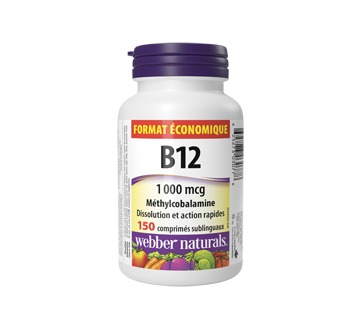 Vitamine B12 méthylcobalamine 1 000 mcg, 150 unités