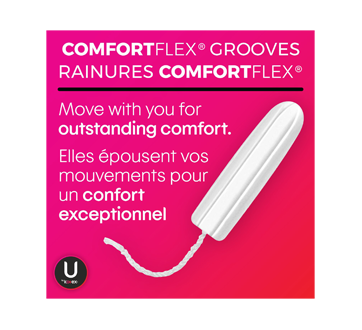 Image 3 du produit U by Kotex - Click ensemble de tampons compacts, régulier, 45 unités