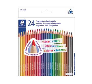 Crayons de couleur, 24 unités