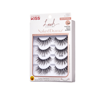 Lash Couture Naked Drama ensemble de faux cils Ruffle 4 unités Kiss Faux cils Jean Coutu