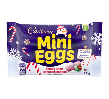 Mini Eggs tablette de chocolat, canne de bonbon, 190 g