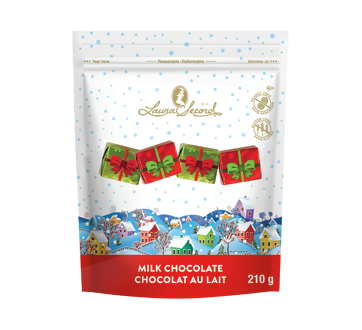 Sac de cadeaux en chocolat au lait, 210 g