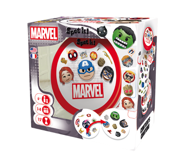 Image 2 du produit Asmodee Canada - Spot It! Marvel Emoji, 1 unité