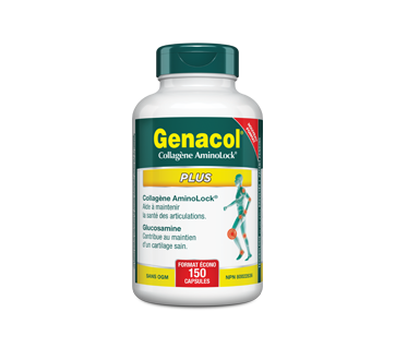 Genacol Plus avec collagène AminoLock et glucosamine pour les articulations, 150 unités