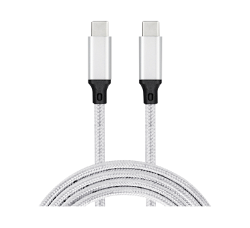 Paris Prix Câble Port USB-C Charge & Synchronisation 100cm Blanc