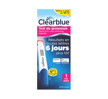 Image 2 du produit Clearblue - Test de grossesse digitale ultra précoce, 1 unité