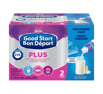 Bon Départ Plus 2 formule liquide concentrée pour bébés, 12 x 240 ml