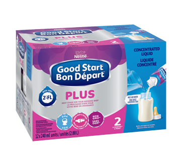 Image 2 du produit Nestlé - Bon Départ Plus 2 formule liquide concentrée pour bébés, 12 x 240 ml