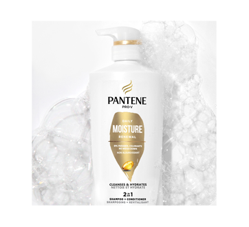 Image 5 du produit Pantene - Pro-V Daily Moisture Renewal shampooing et revitalisant 2 en 1, 530 ml