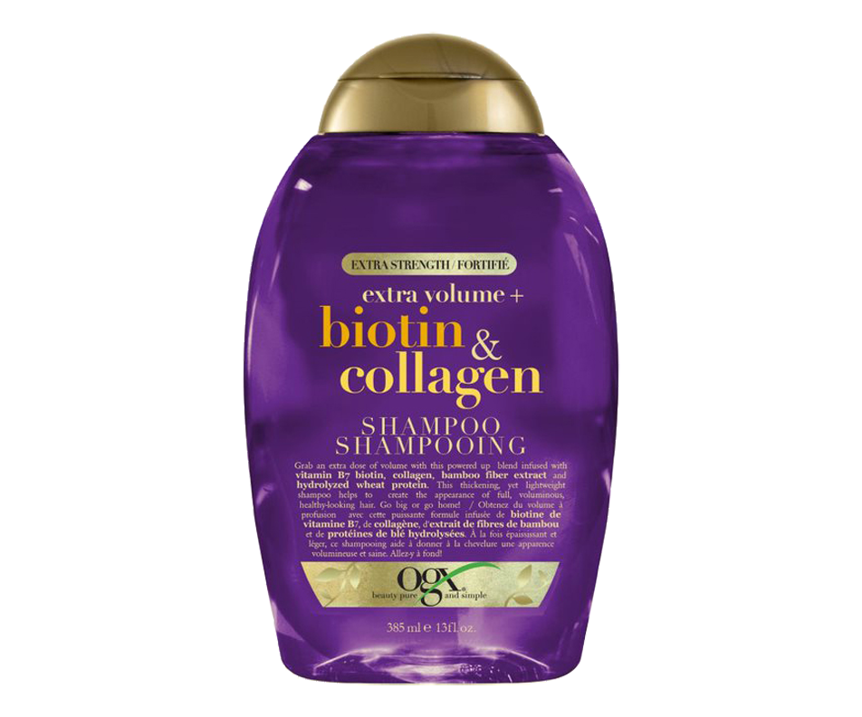 Extra Strength Biotin & Collagen shampooing, 385 ml OGX Régulier