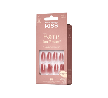 Image 4 du produit Kiss - Bare but Better ongles à pression, Nude Nude - moyens, 28 unités