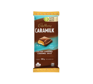 Caramilk barre de chocolat, caramel salé, 100 g