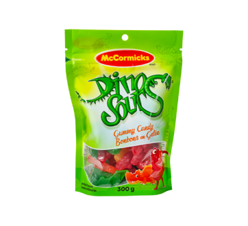 Dino-Sours bonbons en gelée, 300 g