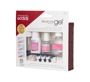 Image 4 du produit Kiss - Brush-On Gel trousse pour manucure, courts, 48 unités