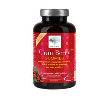 Cran Berry Gummies gélifiés, 60 unités