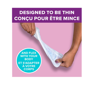 Image 4 du produit Poise - Serviettes d'incontinence ultraminces, flux maximal, régulières, 36 unités