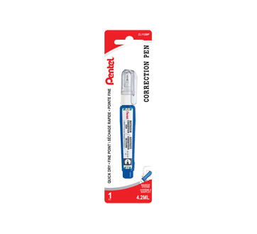 Stylo correcteur à pointe fine, bleu, 1 unité