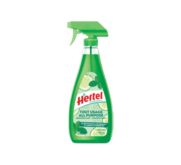 Nettoyant tout usage et désinfectant, concombre et basilic, 700 ml