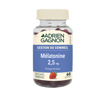 Mélatonine sans sucre 2,5 mg, 60 unités