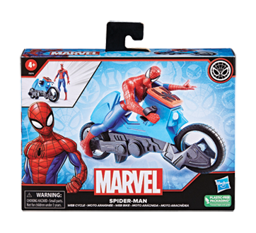 Spider-Man moto araignée, 1 unité – Hasbro : Cadeaux pour tout petits