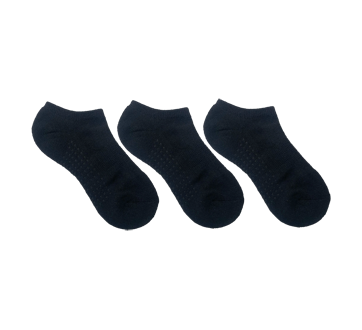 Image 2 du produit Secret Collection - In Motion chaussettes courtes invisibles mi-coussinés, noir - taille 6-10, 3 unités/3 units