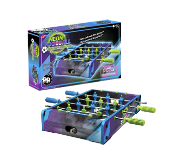 Jeu de table foosball brille dans le noir, 1 unité